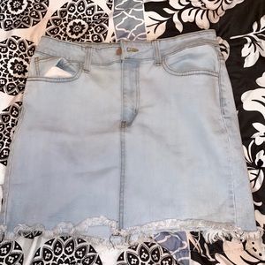 Denim skirt